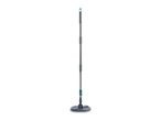 Adjustable flat mop with a microfiber pad