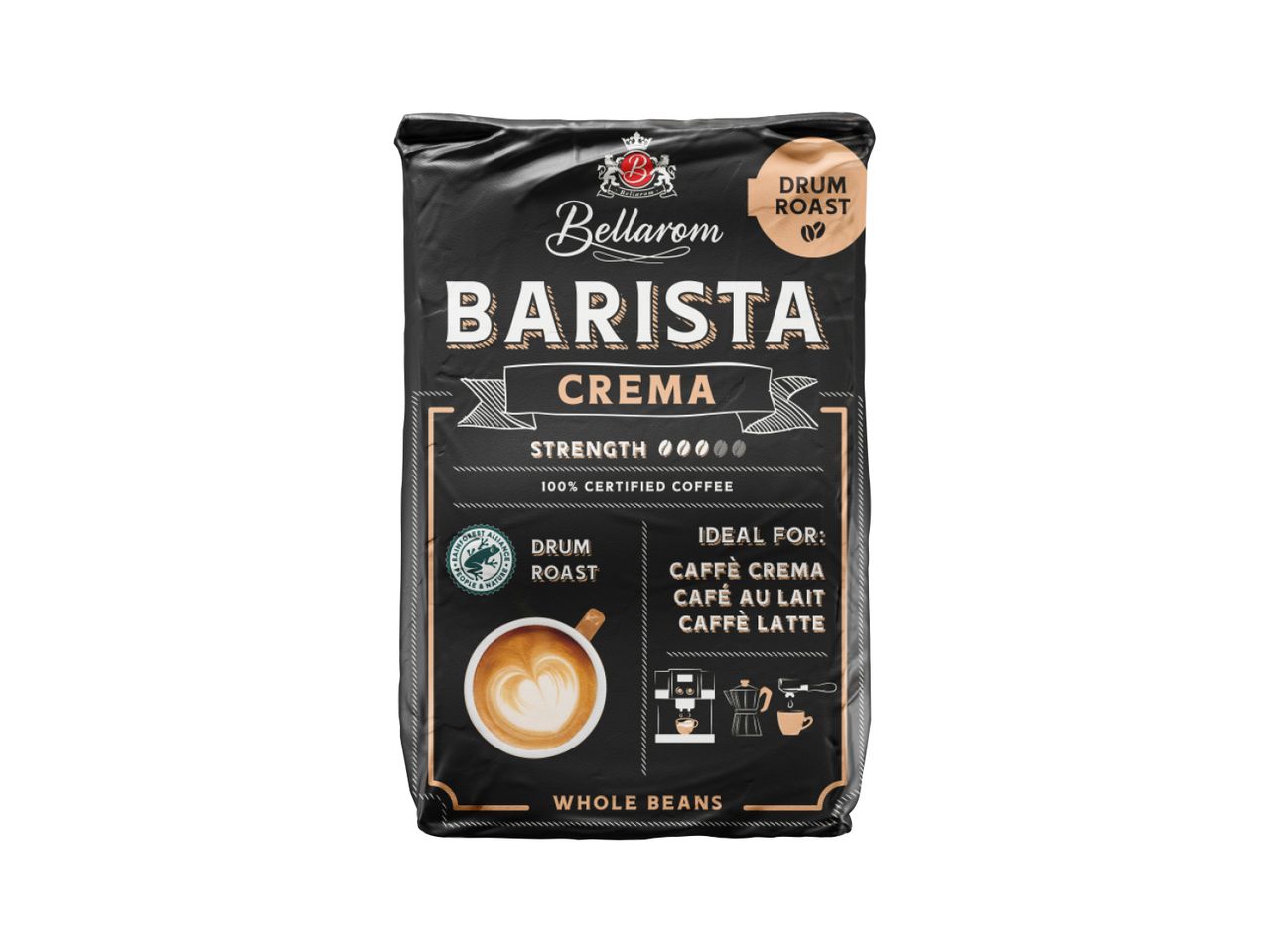 Pakovanje kafe Bellarom Barista Crema u zrnu.