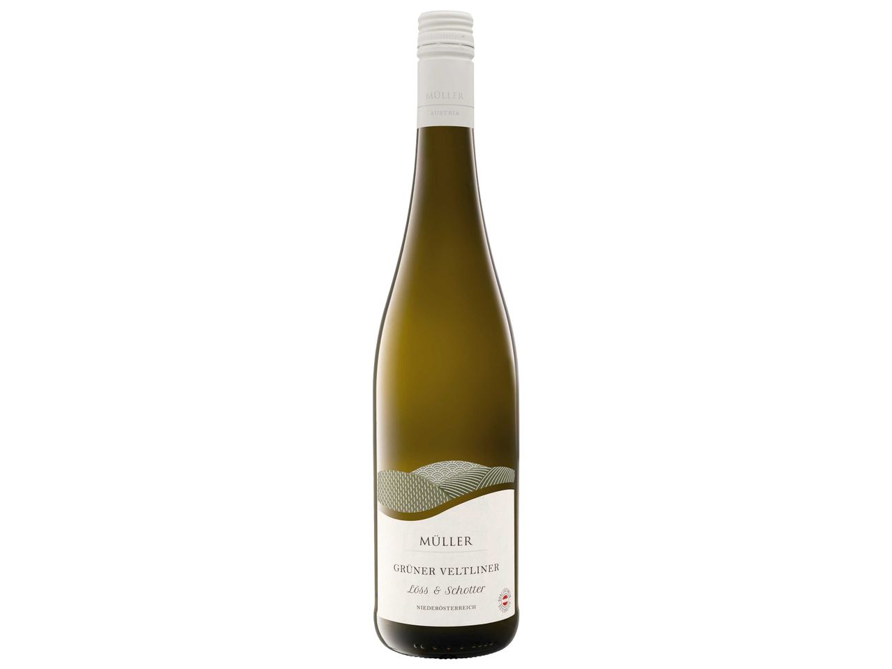 Müller Grüner Veltliner Löss & Schotter bor, Niederösterreich.