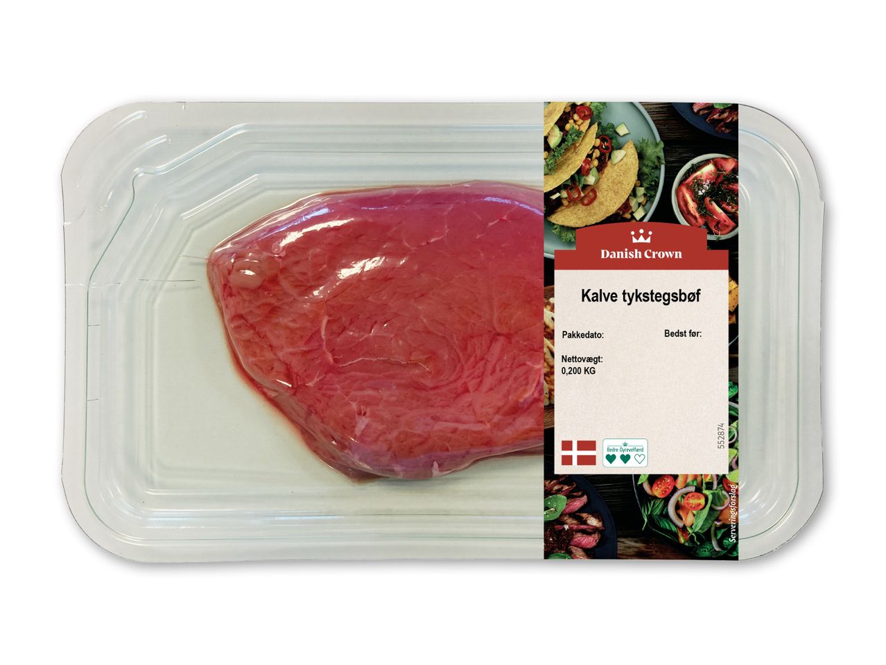 Kalvetyksteg eller entrecote