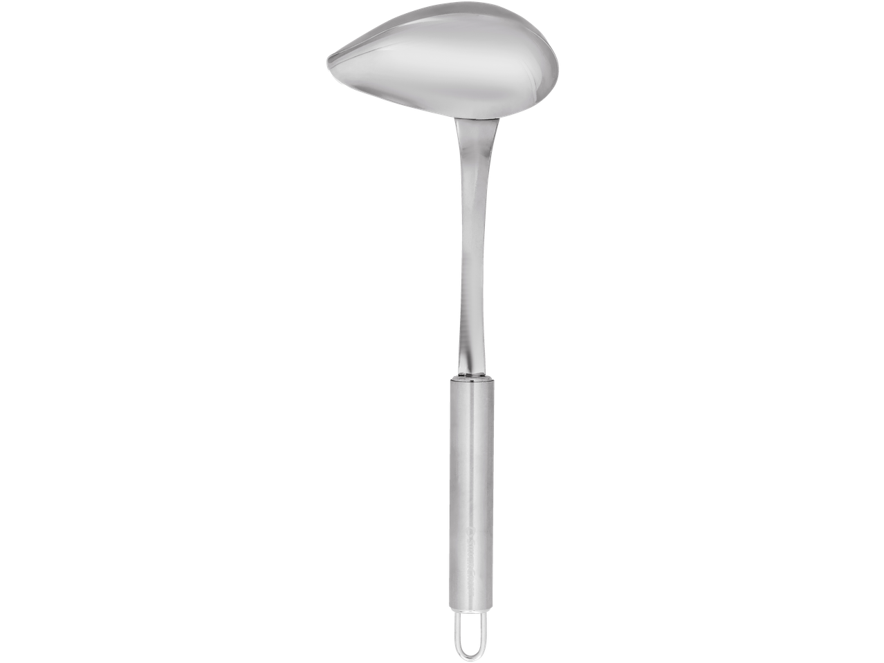 Concha de cozinha SILVERCREST em aço inoxidável, com cabo ergonómico e orifício para pendurar.