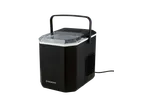 SILVERCREST® Ice Maker in black with a transparent lid and control panel.