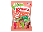 Sachet de bonbons aux saveurs de soda, sans gélatine et aux arômes naturels.