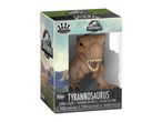 Tyrannosaurus vinyl figure in a Jurassic World themed box