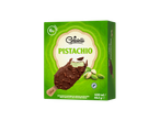 Gelatelli palitos de sorvete de pistache, cobertos com chocolate, 6 unidades.