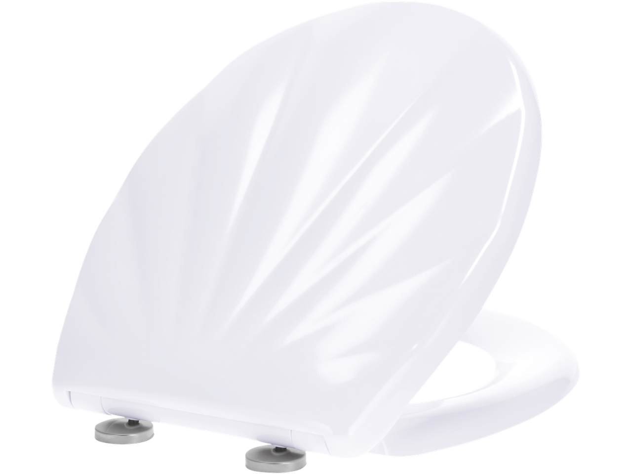 Livarno Duroplast Toilet Seat, white, with soft-close function and quick-release hinges