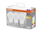OSRAM LED izzók 3 darabos csomagban, 806 lumen, meleg fehér fényű