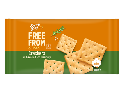 Glutenvrije cracker met zeezoutrozemarijn smaak