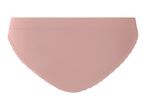 Pink women's briefs with lace trim