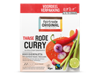 Verpakking Thaise rode curry kruidenpasta met chilipepers, sjalotten, citroengras en limoen.