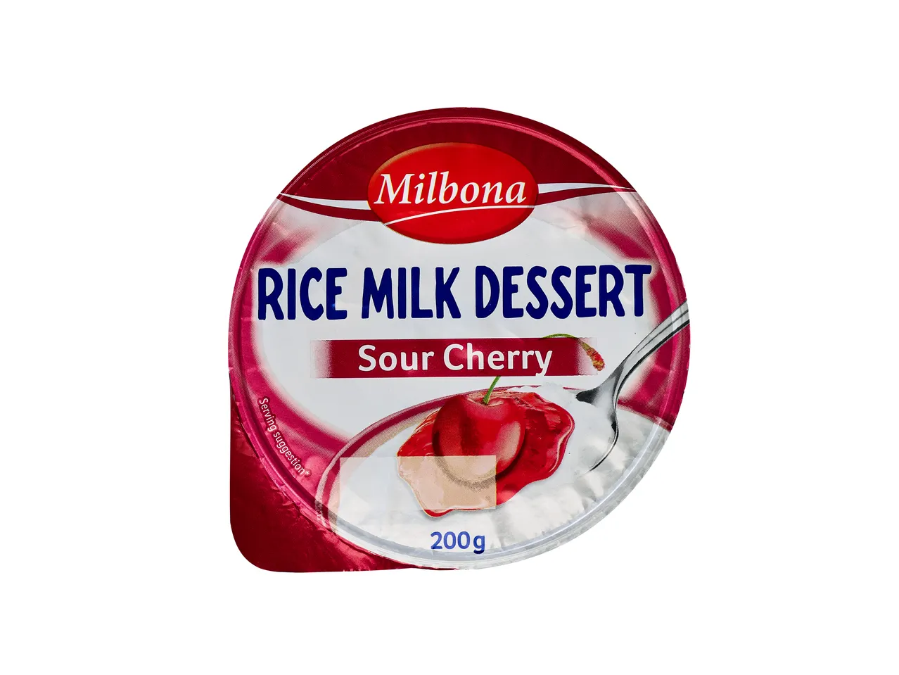 Milbona Desert de orez cu lapte, Vișine, 200g
