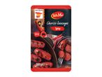 Spicy chorizo sausages, perfect for grilling, with a Spanish theme and 300g weight.