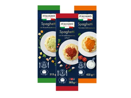 Italiamo Spaghetti mit Sauce