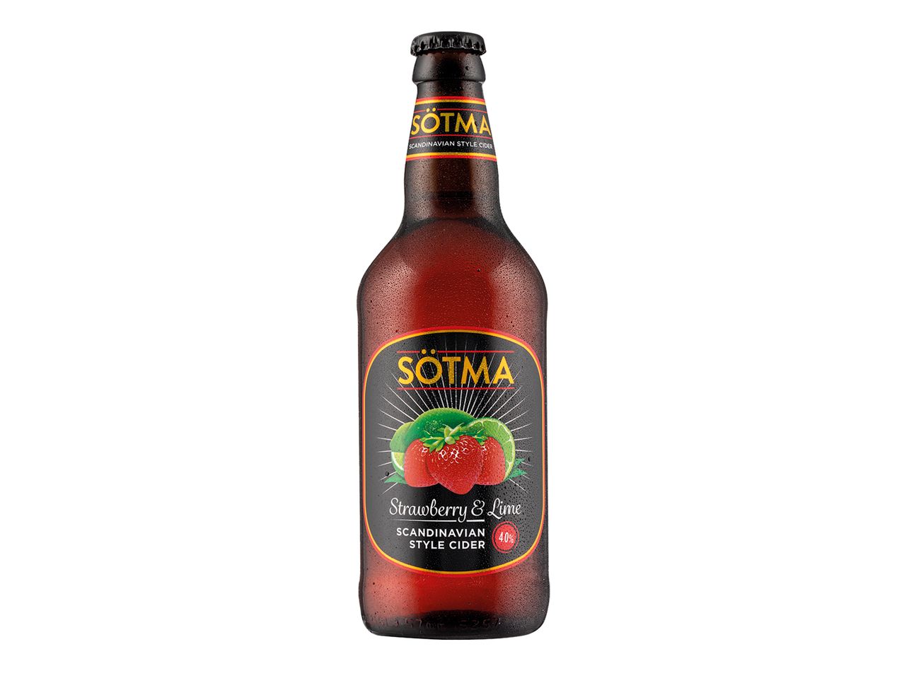 Go to full screen view: Sötma Swedish Style Strawberry & Lime Cider - Image 1