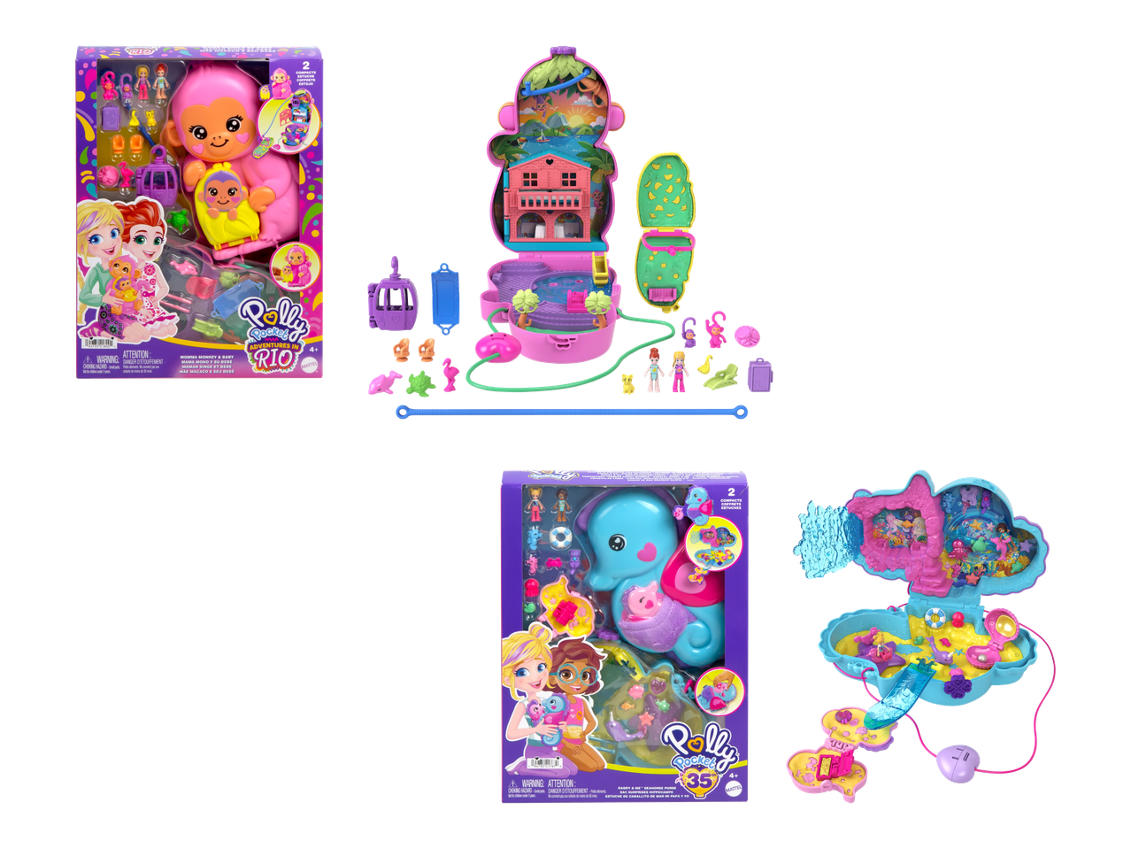 Mene koko näytön tilaan: Polly Pocket® Polly Pocket -leikkisetti - Kuva 1