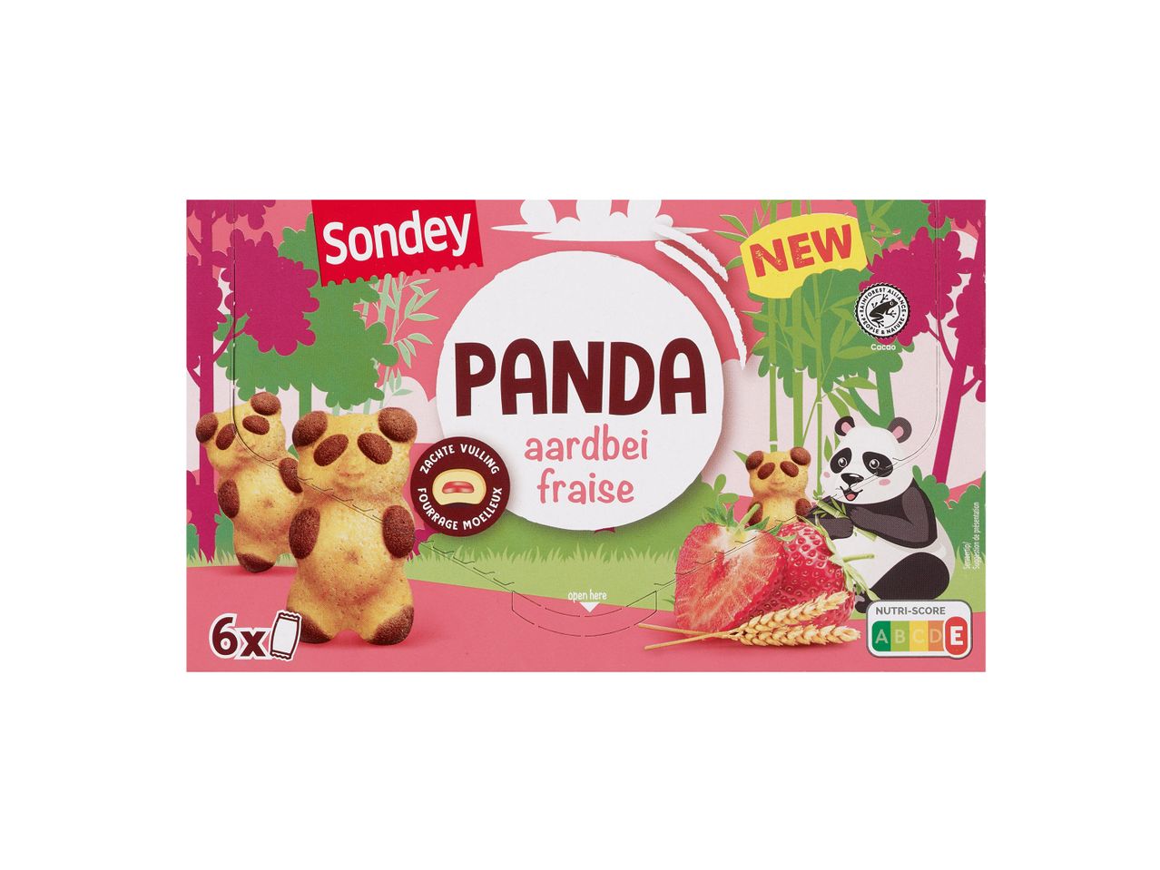 Basculer en mode plein écran : Pandas à la crème au chocolat - Image 1