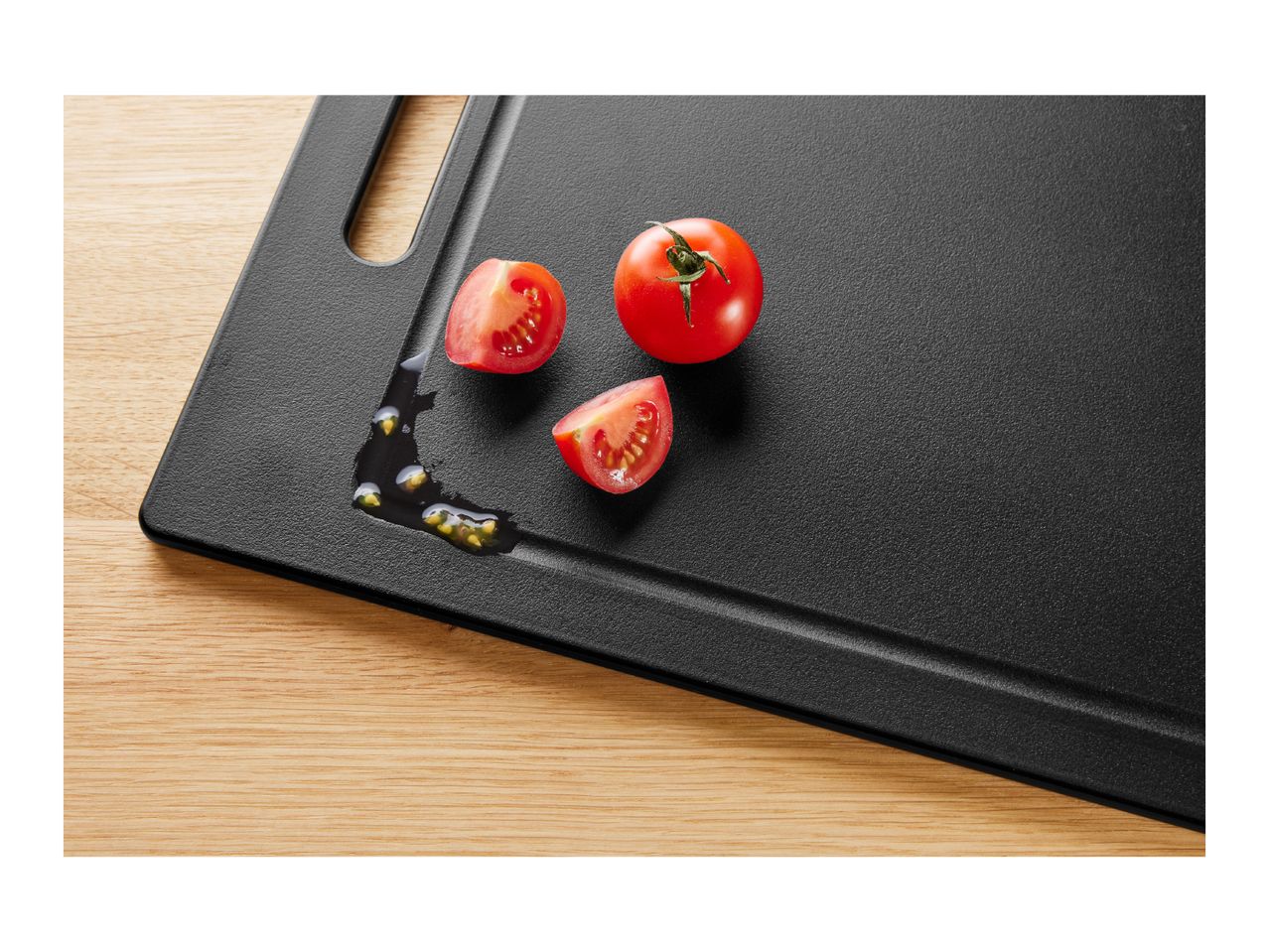 SILVERCREST Small Chopping Board – 2 Pack // Large Black / White Chopping Board