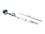 Dispozitiv combinat pe benzină PARKSIDE® 4-în-1 cu ferăstrău și foarfecă de gard viu.