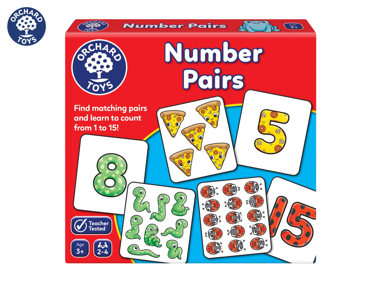 Orchard Toys Number Pairs matching game for kids.