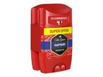 Dva Old Spice Captain deodorant stika v rdečem pakiranju.