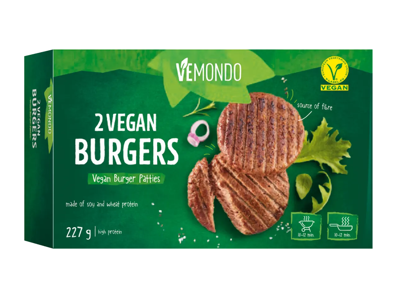 Vegaaniset burgerpihvit