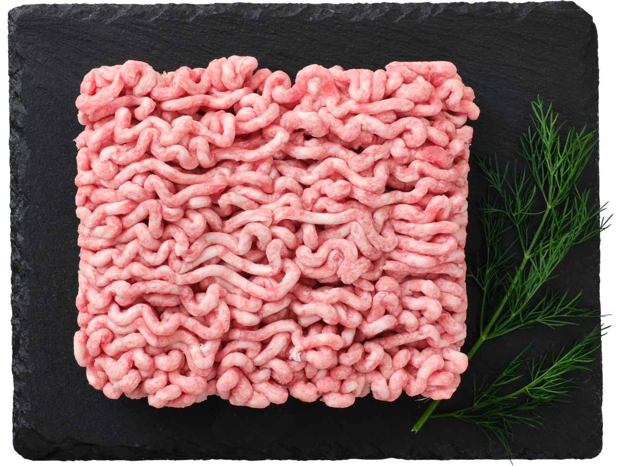 Linnamäe seahakkliha tumedal kiltkivil tilliokstega.