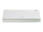 White vacuum sealer with control buttons on top