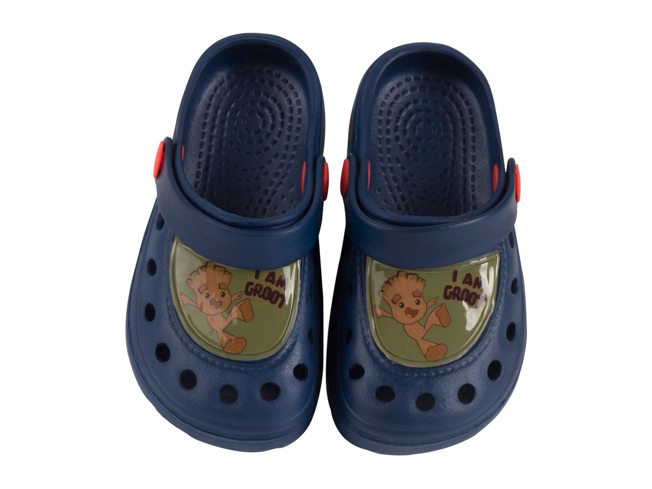Kids' clogs featuring Groot.