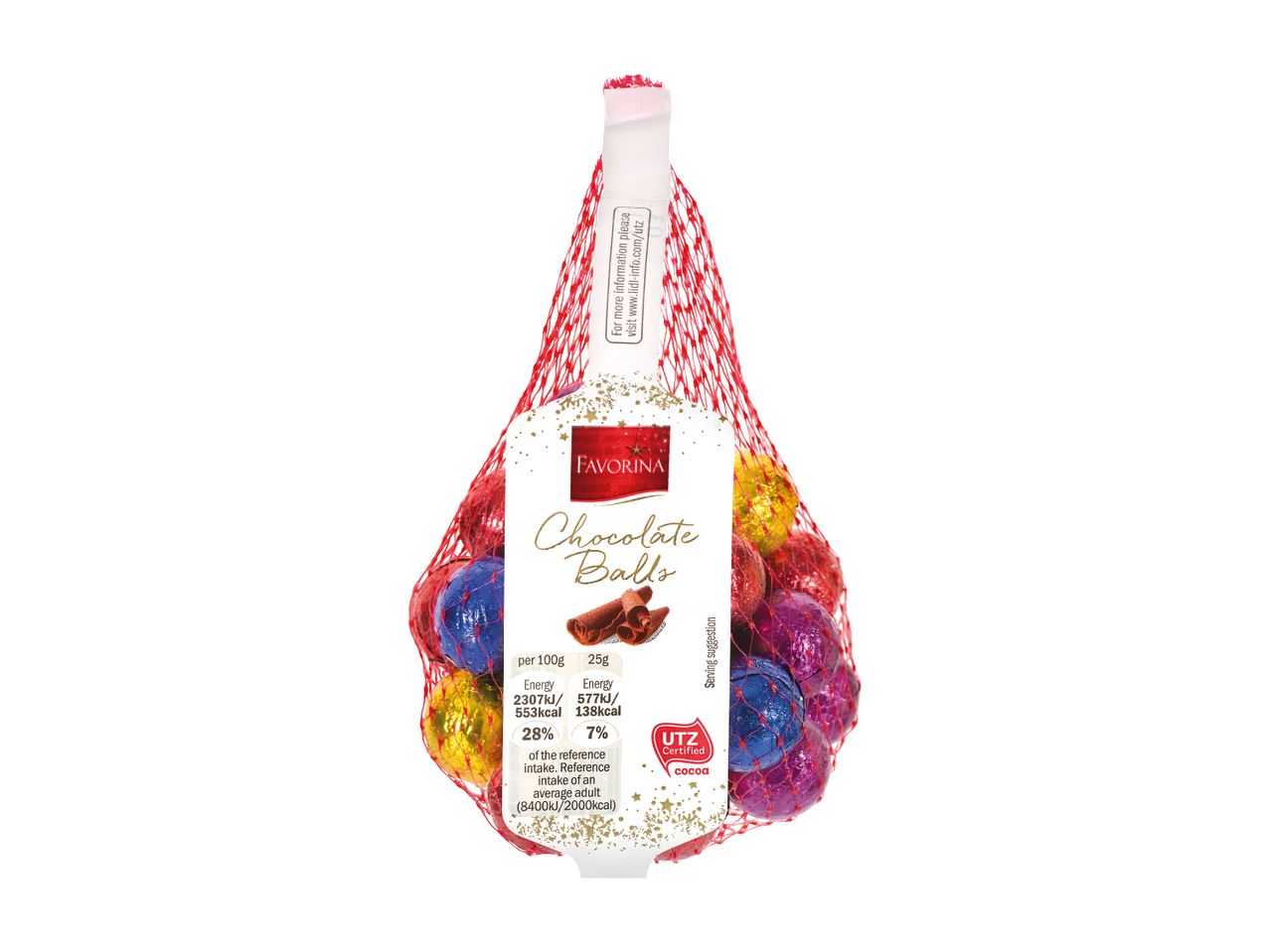 Go to full screen view: Favorina Whole Milk Chocolate Balls - Image 1
