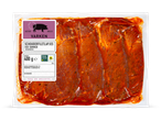 Gemarineerde varkenschouderlapjes Red Summer, 400g.