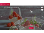 Monsieur Cuisine Smart afișează pasul 1: cântărirea zahărului în vasul blenderului, cu un cântar digital la 0g.
