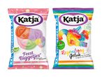 Katja XXL: gummy snoepjes van olifanten en regenboog unicorns.