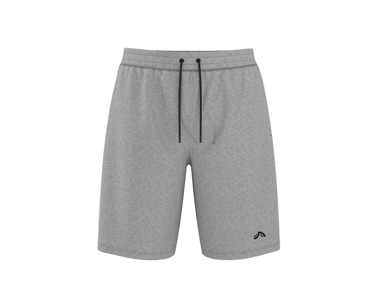 Ανδρικό σορτς φλις Crivit σε γκρι με κορδόνι και λογότυπο