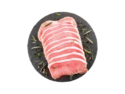 Švieži kiaulienos nugarinės pjausniai XXL