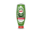 Groene fles afwasmiddel met de tekst 'MAX POWER', '5X SNELLER SCHOON' en 'ANTI-LEK TECHNOLOGIE'.