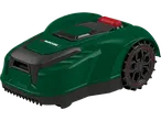 Dark green Parkside robotic lawnmower.