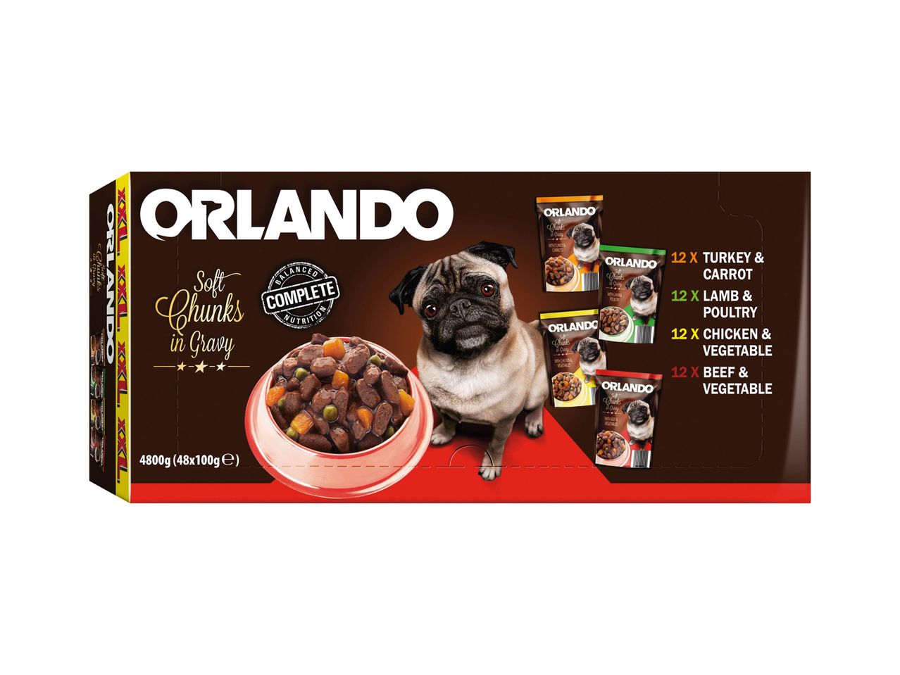 Bouchées pour chien en sachet