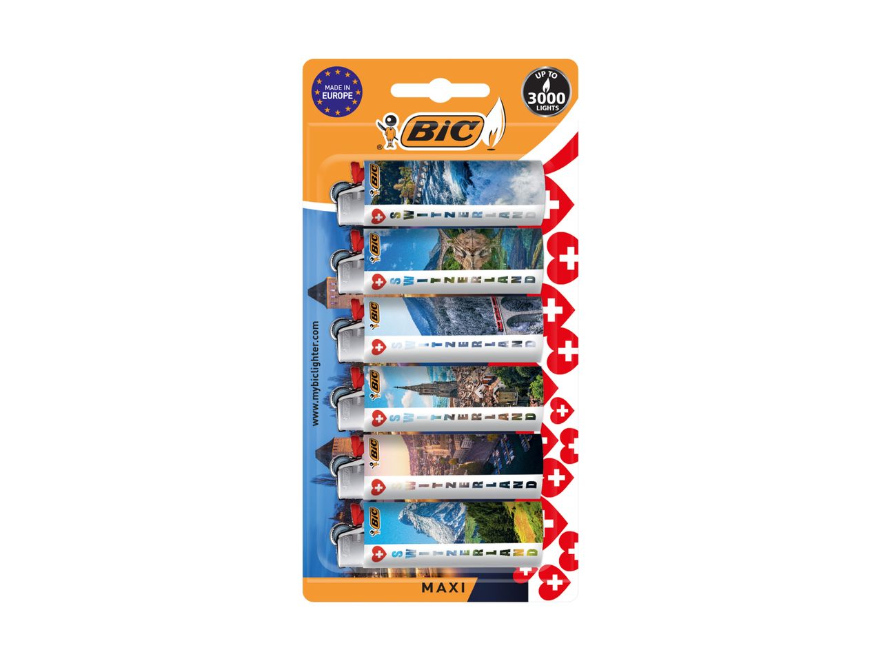 6er Pack wiederaufladbare AA-Batterien mit Superhelden-Design.