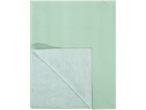 Waterproof and soft fabric sheet, mint green.