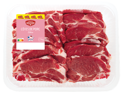 Côtes de porc échine
