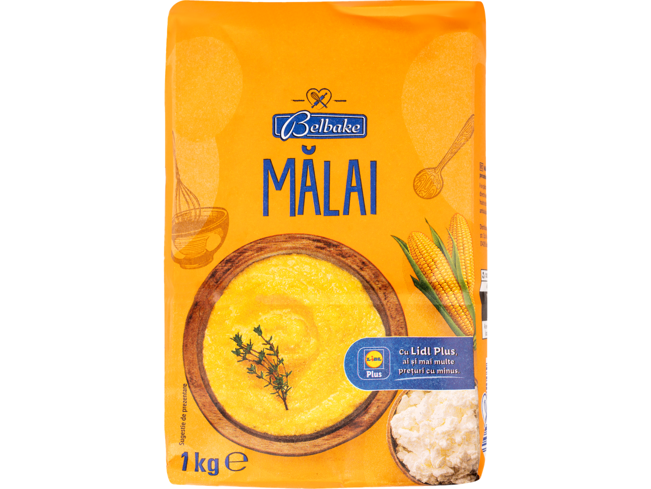 Mălai Belbake (1kg) - ofertă Lidl Plus.