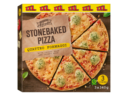 Pizza cu 4 tipuri de brânză