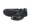 Parkside® S1P Safety Shoes, black with green accents, showing sole detail.