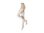 Nude-farvede strømpebukser på en mannequin.