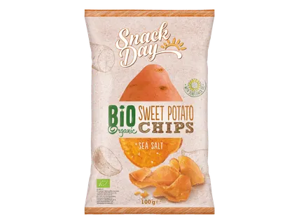 Bio édesburgonyachips