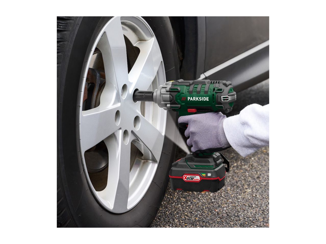 Parkside Cordless Impact Wrench Starter Set Lidl Plus