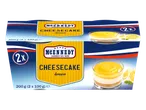 Twee McEnnedy citroen cheesecakes.
