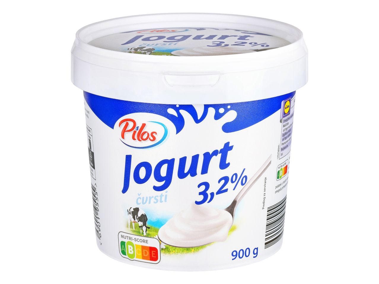 Pilos jogurt 3,2% v plastičnem vedru.