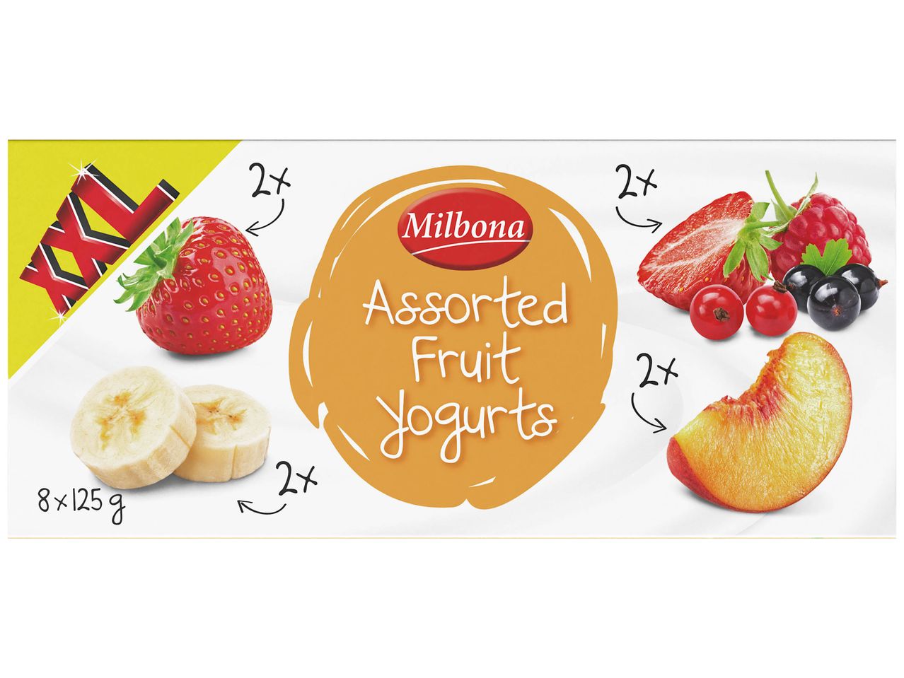 Yaourts brassés aux pulpes de fruits