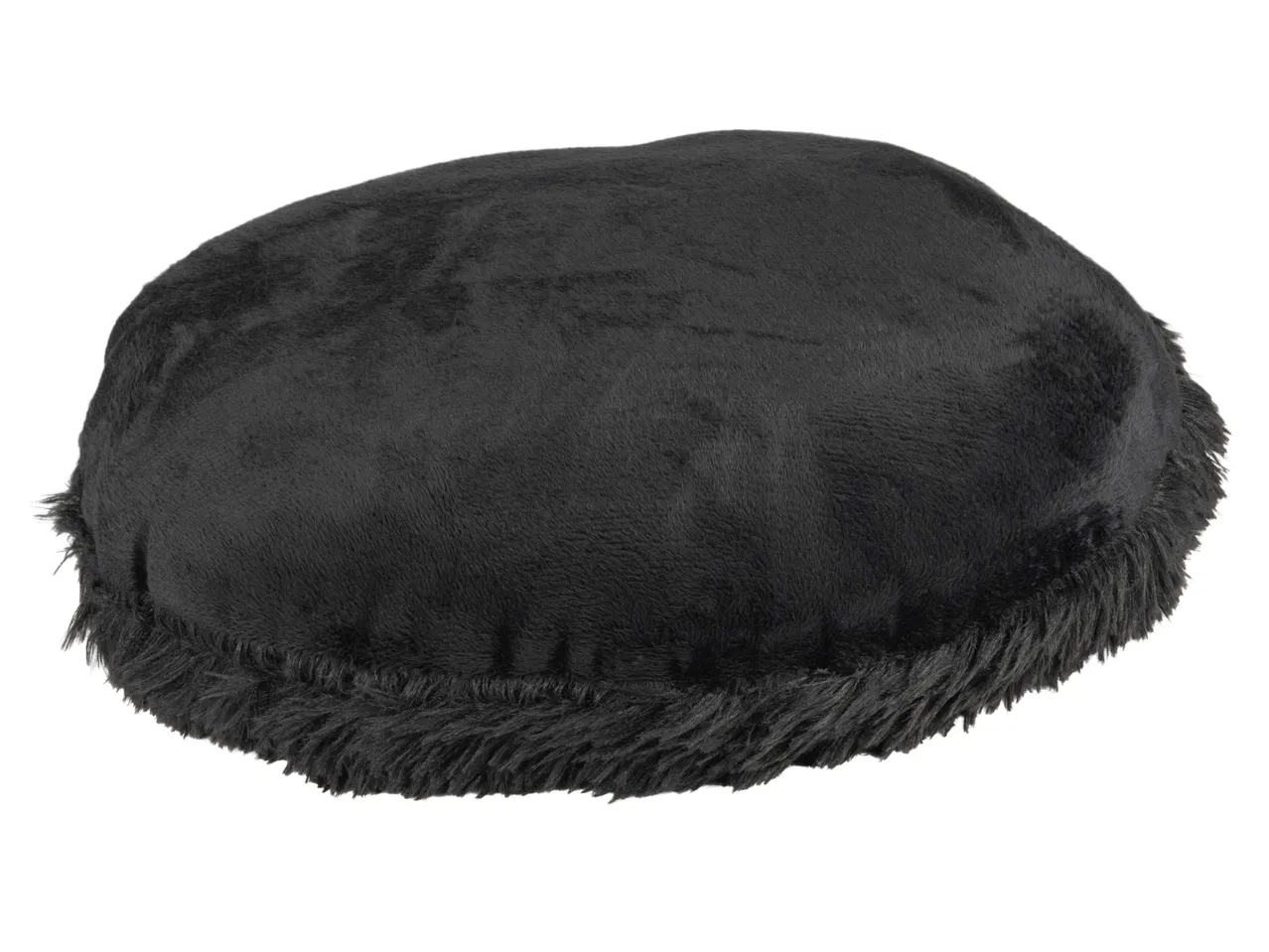 Zoofari® juodas pūkuotas gyvūnų guolis